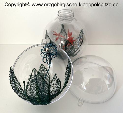 3D Blumen in einer Kugel / 3D flowers in a glass ball
