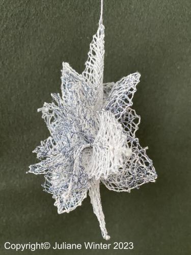 3-D Blüte als anhänger / 3-D blossom as a hair hanger